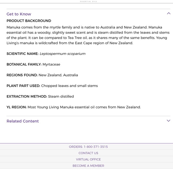 Manuka Essential Oil Young Living - NEW - Picture 5 of 5